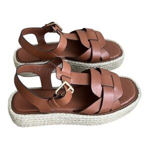 H&M Platform Espadrille Sandals EU 38